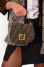 Fendi Brown Zucca Jacquard Small C'Mon Crossbody Bag