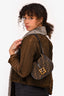 Fendi Brown Zucca Jacquard Small C'Mon Crossbody Bag