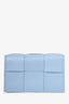 Bottega Veneta Baby Blue Leather Cassette Card Holder