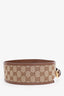 Gucci Brown/Beige GG Canvas Wide Waist Belt Size 90.36