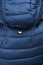 Weekend Max Mara Navy Blue Down Coat Size 8 US