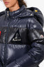 Moncler Blue Nylon Logo 'Gary' Puffer Jacket Size 5 Mens