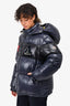 Moncler Blue Nylon Logo 'Gary' Puffer Jacket Size 5 Mens