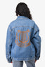 Gucci Blue Denim 'Gucci Band' Jacket Size 48 Mens