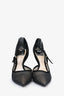 Christian Dior Black Mesh/Suede Mary Jane Pumps Size 39