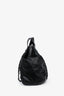 Pre-Loved Chanel™ 2011-12 Black Leather Ultra Stitch Large Bowling Bag