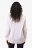 Dion Lee White Cotton Button-Up Top with Open Sleeve Detail Size 4 US