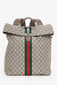 Gucci Beige Coated-Canvas  GG Supreme Jackie 1961 Backpack