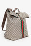 Gucci Beige Coated-Canvas  GG Supreme Jackie 1961 Backpack