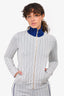 Stella McCartney White/Navy Striped Zip Sweater + Pant Set Size 36