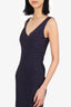 Herve Leger Navy Sleeveless Bandage Dress Size M