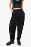 ba&sh Black Tapered High Waisted Pants Size 1