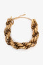 Alberta Ferretti Gold Toned Large Multi Chain Choker Necklace