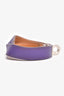 Hermès 2010 Purple Swift Leather Double Tour Bracelet