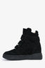 Isabel Marant Black Suede Hidden Wedge 'IM3' Sneakers Size 5.5