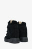 Isabel Marant Black Suede Hidden Wedge 'IM3' Sneakers Size 5.5