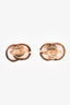 Gucci 18K Yellow Gold Running G Stud Earrings