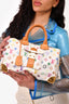 Louis Vuitton White Multicolour Speedy Top Handle