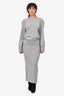 Grlfrnd Grey Maxi Sweater Dress Size XXS