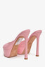 Stuart Weitzman Pink Leather Platform Heels Size 7.5