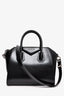 Givenchy Black Leather Small Antigona Top Handle With Strap