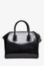 Givenchy Black Leather Small Antigona Top Handle With Strap