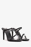 Raye Black Leather 'Nina' Heels Size 7.5