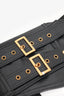 Christian Dior Black Leather Saddle Belt