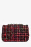 Pre-Loved Chanel™ 2022 Red Tweed Mini Rectangle Flap Bag