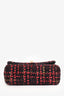 Pre-Loved Chanel™ 2022 Red Tweed Mini Rectangle Flap Bag