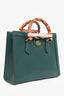 Gucci Green Leather 'Diana' Small Tote Bag