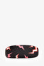 Prada Black/Pink Lightning Bolt Printed Fabric Headband