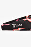 Prada Black/Pink Lightning Bolt Printed Fabric Headband