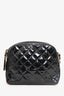 Pre-Loved Chanel™ 1994-96 Black Patent Quilted Shoulder Bag