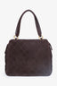 Pre-Loved Chanel™ 1997-99 Brown Suede Quilted Mini Tote