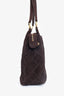 Pre-Loved Chanel™ 1997-99 Brown Suede Quilted Mini Tote