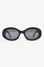 Celine Black Triomphe Oval Sunglasses