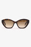 Alexander McQueen Tortoise Cat Eye Sunglasses