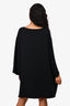 The Row Black 3/4 Sleeve Oversized Dress Size XS/S