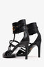 Gucci Black Leather T-Strap Horsebit Cuff Heels Size 39 (As Is)