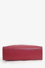 Telfar Red Faux Leather Medium Shopping Tote