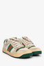 Gucci Beige/Web Distressed 'Screener' Sneakers Size 37