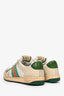 Gucci Beige/Web Distressed 'Screener' Sneakers Size 37