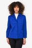 Akris Punto Cobalt Blue Wool Jacket Size 10