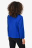 Akris Punto Cobalt Blue Wool Jacket Size 10