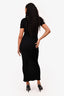 L'Academie Black Sheer Maxi Dress Size S