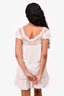 Frankies White Lace Detailed Babydoll Dress Size M