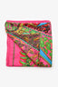 Hermès Pink/Blue/Green Silk 'Aux Pays Des Epices' Carre 140 (As Is)