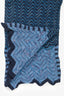 Missoni Black/Blue Wool Chevron Scarf