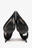 Balenciaga Black Jersey Knife Heeled Boots Size 40